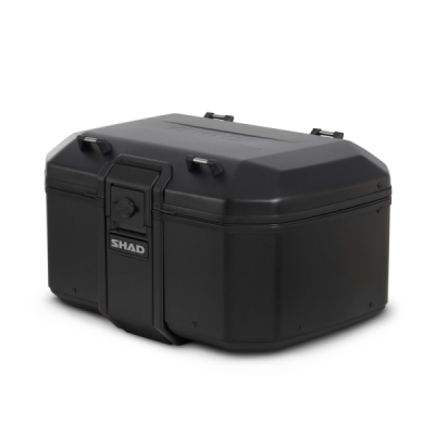 Kompletní sada sedlových brašen SHAD 130.kitTR40side-108 TERRA TR40 a hliníkového 55L vrchního kufru, včetně montážní sady SHAD DUCATI DESERT X