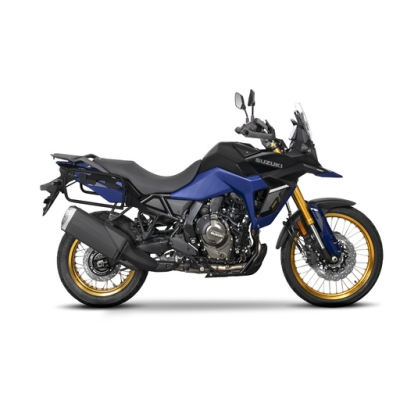 Kompletní sada sedlových brašen SHAD 130.kitTR40side-106 TERRA TR40 a hliníkového 55L vrchního kufru, včetně montážní sady SHAD SUZUKI V-STROM 800 DE