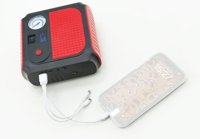 Compass kompresor AKU + JUMP STARTER s powerbankou 8.000mAh 500A