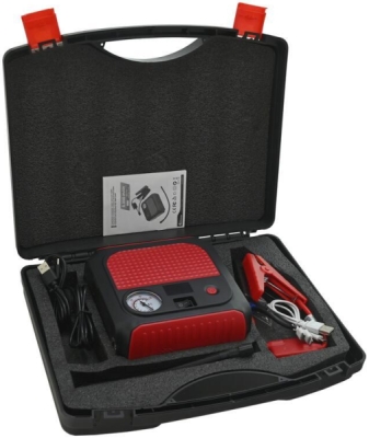 Compass kompresor AKU + JUMP STARTER s powerbankou 8.000mAh 500A