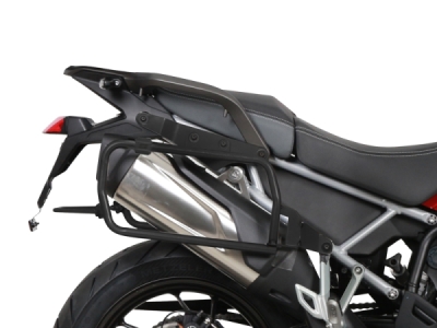 Kompletní sada bočních černých hliníkových kufrů SHAD 130.kitTERRAside-18B TERRA BLACK 36L/47L , včetně montážní sady SHAD TRIUMPH Tiger 900