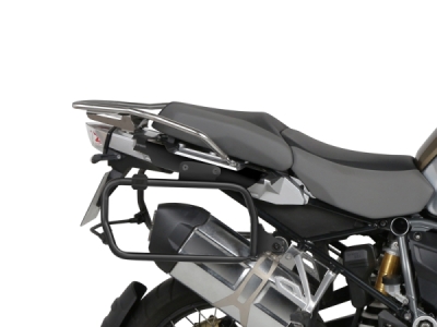 Kompletní sada bočních černých hliníkových kufrů SHAD 130.kitTERRAside-11B TERRA BLACK 36L/47L , včetně montážní sady SHAD BMW R 1200 GS/ R 1200 GS Adventure/ R