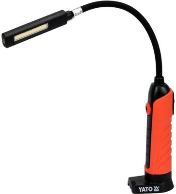 Lampa pracovní COB 500 lm AKU ohebné rameno Yato YT-08527
