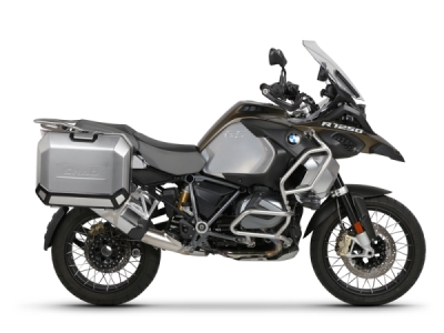 Kompletní sada bočních černých hliníkových kufrů SHAD 130.kitTERRAside-11B TERRA BLACK 36L/47L , včetně montážní sady SHAD BMW R 1200 GS/ R 1200 GS Adventure/ R