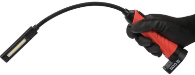 Lampa pracovní COB 500 lm AKU ohebné rameno Yato YT-08527