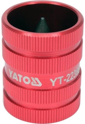 Odhrotovač pro ocelové a měděné trubky, 6 - 36 mm, oboustranný Yato YT-22365