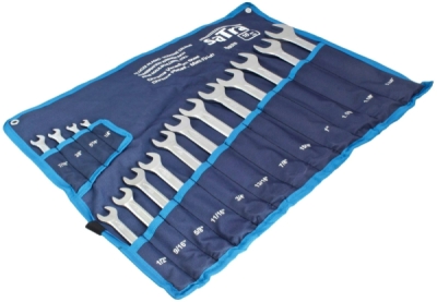 Očkoploché klíče palcové 1/4"-1.1/4", sada 16 ks - SATRA IN926
