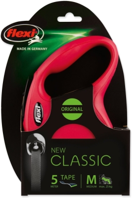 Flexi New Classic Tape M 5 m (25 kg), červená