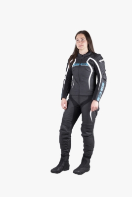 Dámská sportovní bunda iXS X73008-370-38D RS-600 1.0 X73008 černo-tyrkysová 38D