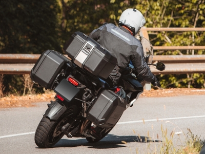 Vrchní hliníkový kufr na motorku SHAD Terra TR55 D0TR55100B BLACK EDITION