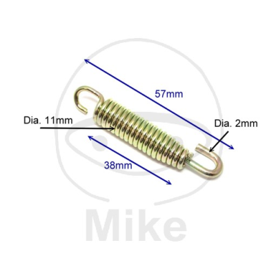Exhaust spring JMP 764.00.14 57mm 4 kusů