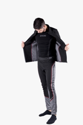 Funkční kalhoty iXS X33013-392-L ICE 1.0 X33013 černo-šedo-červená L