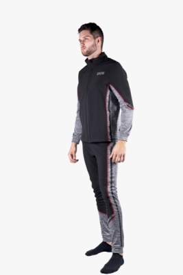 Funkční kalhoty iXS X33013-392-L ICE 1.0 X33013 černo-šedo-červená L