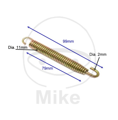 Exhaust spring JMP 764.00.55 99mm 4 kusů