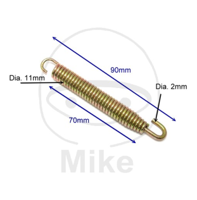 Exhaust spring JMP 764.00.48 90mm 4 kusů
