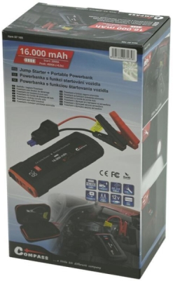 Compass powerbanka s funkcí SMART JUMP STARTER 16.000mAh 2000A
