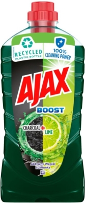 Ajax Boost Charcoal & Lime univerzální čisticí prostředek na podlahy a povrchy 1000 ml