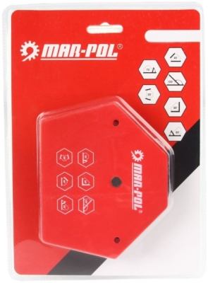 Úhlový magnet 30°/45°/60°/75°/90°/135°, 25kg MAR-POL M79413
