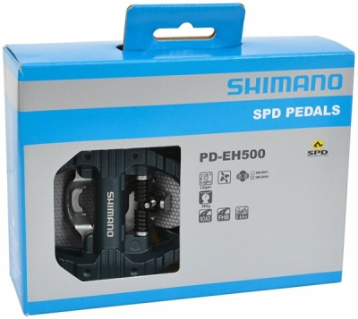Pedály SHIMANO SPD PD-EH500 s kufry SM-SH56 v krabičce
