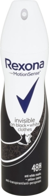 Rexona invisible on black+white clothes antiperspirant sprej 150 ml