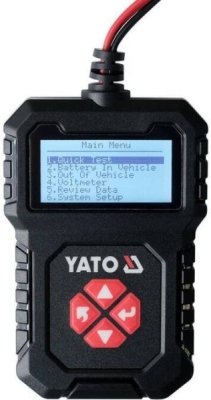 Tester autobaterie, digitální Yato YT-83114