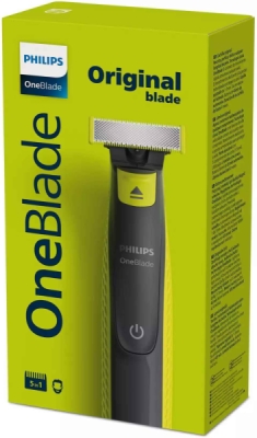 Philips OneBlade na tvář QP2721/20 zastřihovač vousů, nastavitelný hřeben 5v1, mokré a suché holení
