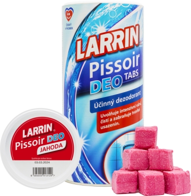 Larrin Pissoir Deo tablety do pisoáru, jahoda 900 g