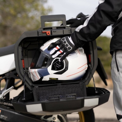 Boční kufry na motorku SHAD SH38X D0B38106 (rozšiřitelný koncept) karbonový