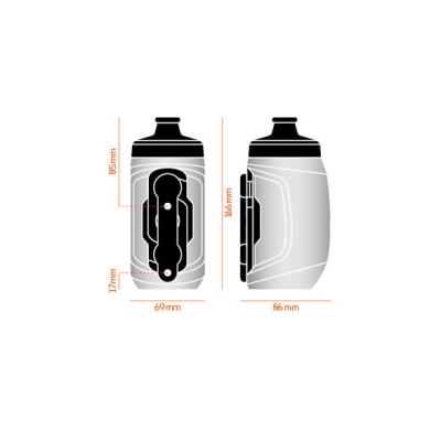 Fidlock TWIST SET LÁHEV ČERNÁ 450ml - ZÁKLADNA NA RÁM