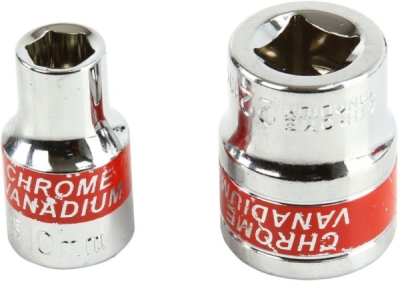 Nástrčné hlavice 8-24mm, 1/2", 10ks s ráčnou MAR-POL