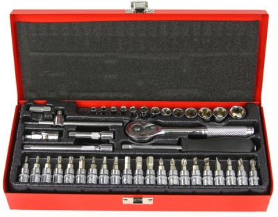 Gola sada 4-14mm + bity, 1/4", 42ks MAR-POL