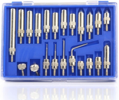 Úchylkoměr 0-10/0,01mm s magnetickým stativem a vyměnitelnými koncovkami MAR-POL
