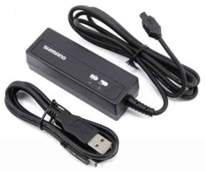 Nabíječka SHIMANO Di2 SM-BCR2 s USB portem, v krabičce