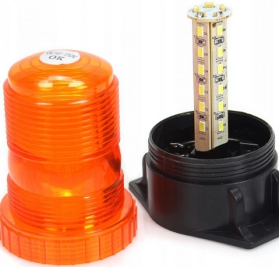 Výstražný maják, světlo oranžové 10-110V, 30 LED M82713 MAR-POL M82713