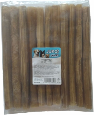 Tyč buvolí JUKO Snacks 25 cm (10 ks)