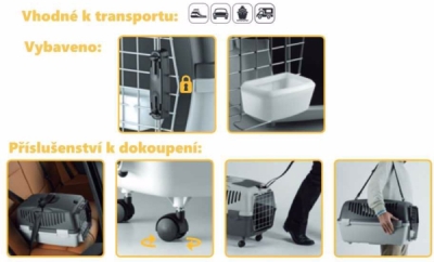 Gulliver 1 Deluxe s výbavou, kovová dvířka, šedá