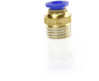 Spojka pneumatická, přímá nástrčná PC s vnějším závitem1/4" pro PA, PU, PE hadice 6mm, sada 10ks MAR-POL