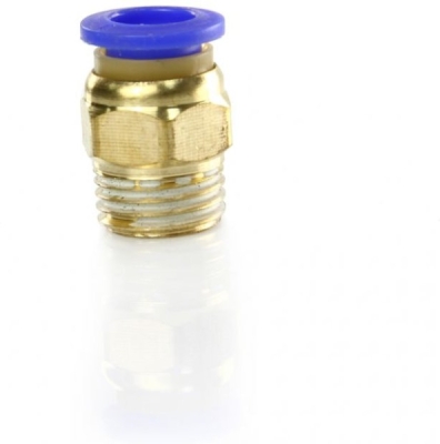 Spojka pneumatická, přímá nástrčná PC s vnějším závitem1/4" pro PA, PU, PE hadice 8mm, sada 10ks MAR-POL