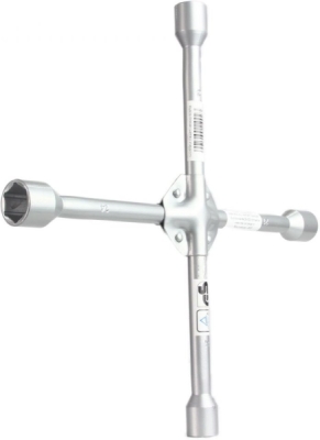 Křížový klíč na kolové matice 14" (17, 19, 21, 24mm), zesílený MAR-POL
