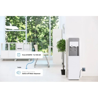 Shelly Plug S Gen3 Bílá - inteligentní zásuvka s měřením spotřeby (WiFi, Bluetooth)