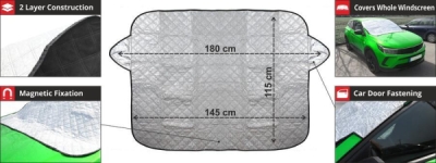 Compass clona ICY na čelní sklo 145x115cm
