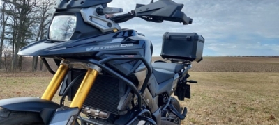 Ochranné rámy motoru RDMOTO CF170KD černá (pro originální spodní rámy Suzuki)