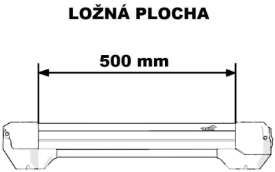 Nosič lyží Hakr pro 4 páry, uzamykatelný