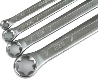 Klíče očkové Torx sada 4ks 6-24mm MAR-POL M58165