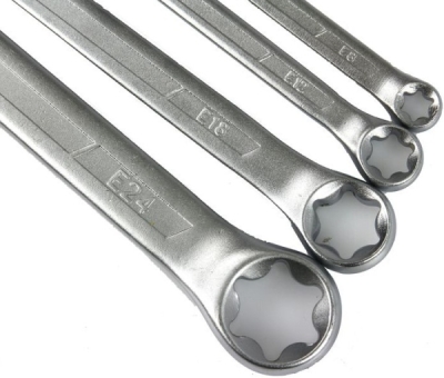 Klíče očkové Torx sada 4ks 6-24mm MAR-POL M58165