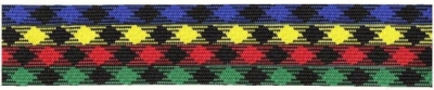 Obojek popruh 1,3 x 40 cm, rozlišovací