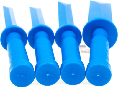 Plastové škrabky, šábry na lepené závaží, lišty, 19 - 36 mm, sada 4 ks - QUATROS QS14242