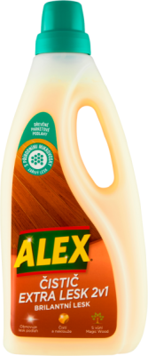 Alex Čistič extra lesk 2v1 na dřevo 750 ml
