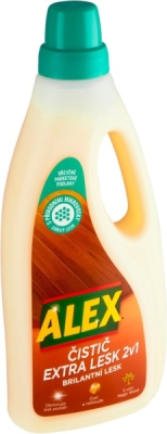 Alex Čistič extra lesk 2v1 na dřevo 750 ml