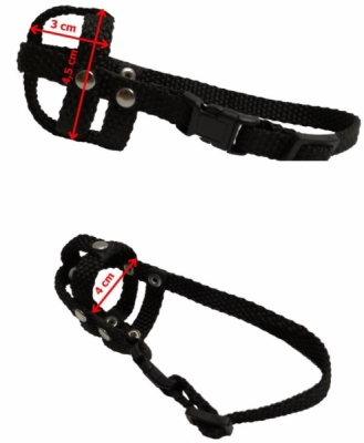 Náhubek popruh nylon č.00